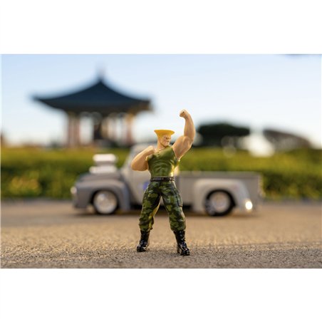 Jada Street Fighter 1956 Ford Pickup 1:24 + Guile    253255057