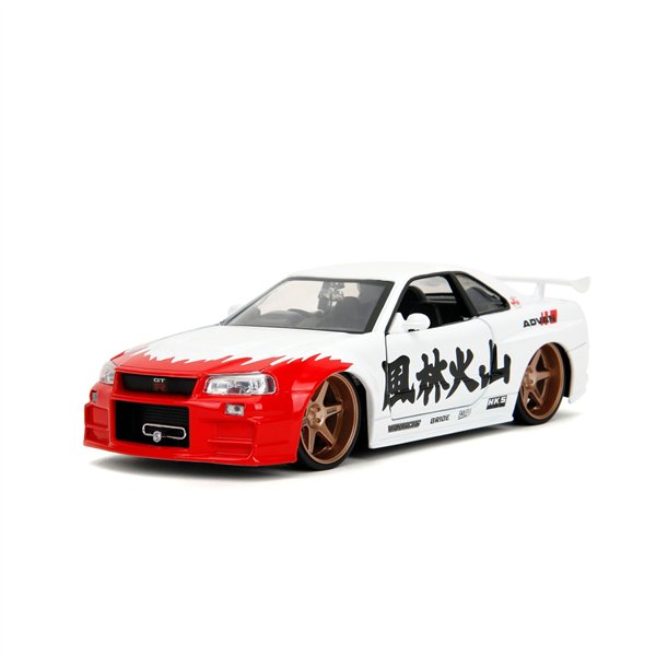 Jada Street Fighter Ryu 1:24 Nissan Skyline GTR     253255071