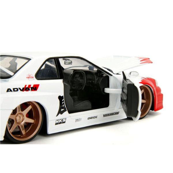 Jada Street Fighter Ryu 1:24 Nissan Skyline GTR     253255071