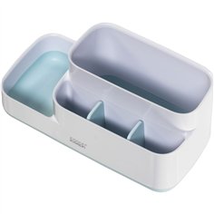Joseph Joseph EasyStore caddy da bagno bianco/blu 2
