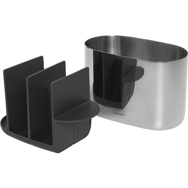 Joseph Joseph EasyStore Luxe supporto grande spazzolino inox
