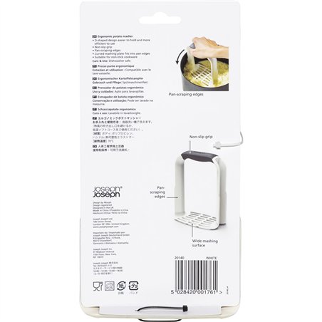 Joseph Joseph Easy-Mash schiaccia patate bianco