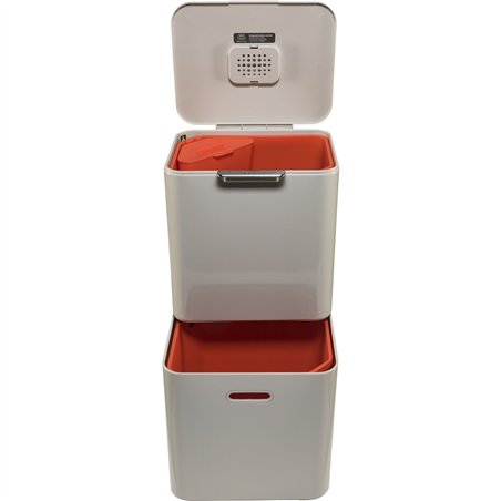 Joseph Joseph pattumiera Totem 60 L grigio pietra
