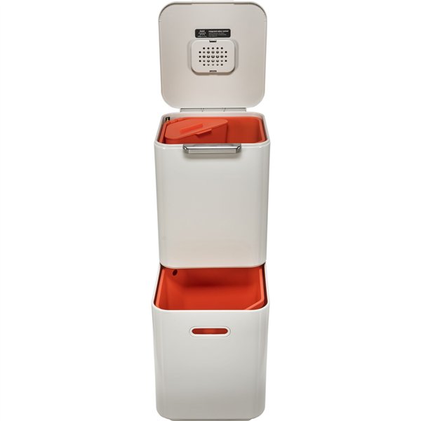 Joseph Joseph pattumiera Totem 40 L grigio pietra