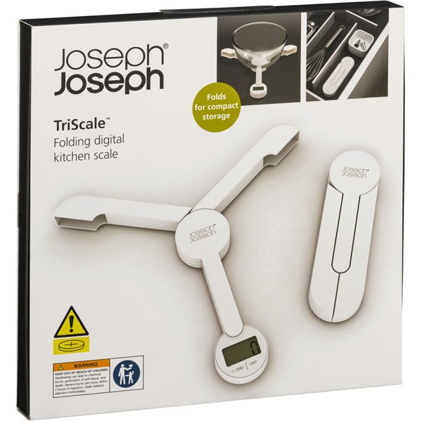 Joseph Joseph TriScale bianco bilancia da cucina digitale