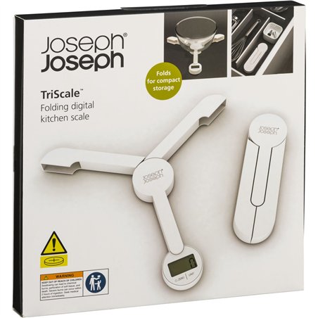Joseph Joseph TriScale bianco bilancia da cucina digitale