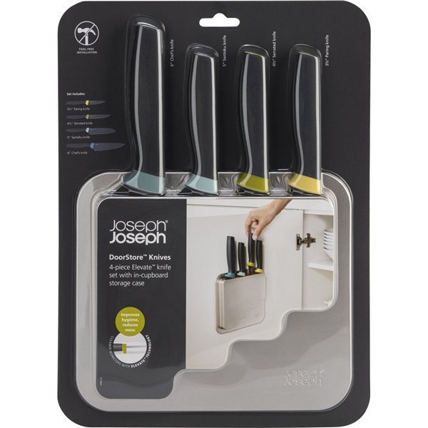 Joseph Joseph DoorStore 4 pz. set portacoltelli da appendere