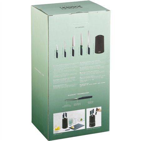 Joseph Joseph Elevate 5 pz. set coltelli cucina supp. girevole