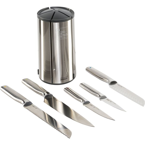 Joseph Joseph Elevate 5 pz. set coltelli acc. con supp. girevole