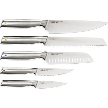 Joseph Joseph Elevate Steel 5 pz. set coltelli con bambù