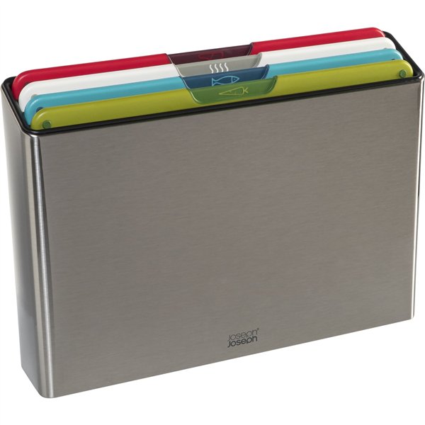 Joseph Joseph Folio Icon Steel 4-pc Multic.Chopping Board Set