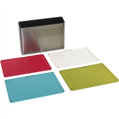 Joseph Joseph Folio Icon Steel 4-pc Multic.Chopping Board Set 2