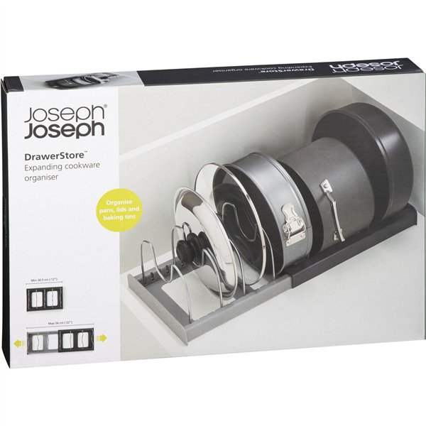 Joseph Joseph DrawerStore grigio organiz. utensili cucina espans.