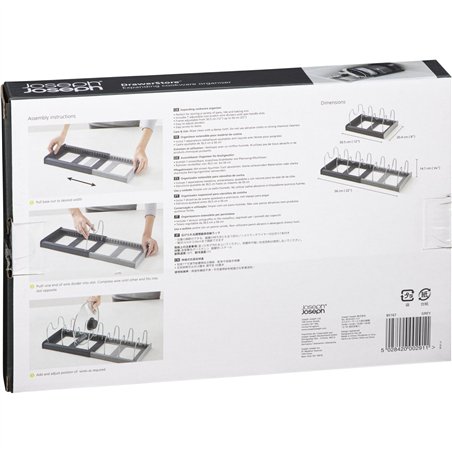 Joseph Joseph DrawerStore grigio organiz. utensili cucina espans.