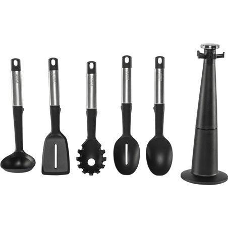 Joseph Joseph Elevate 5 pz. set utensili di silicone supporto