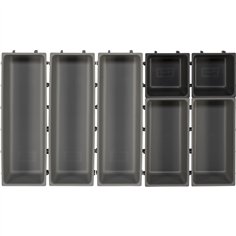 Joseph Joseph Blox grigio 7 pz. set organizer per cassetti
