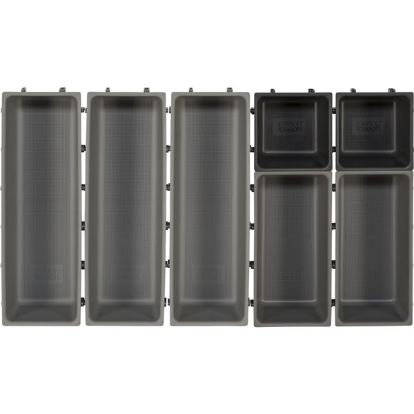 Joseph Joseph Blox grigio 7 pz. set organizer per cassetti