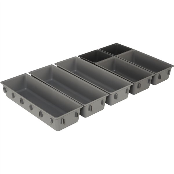 Joseph Joseph Blox grigio 7 pz. set organizer per cassetti