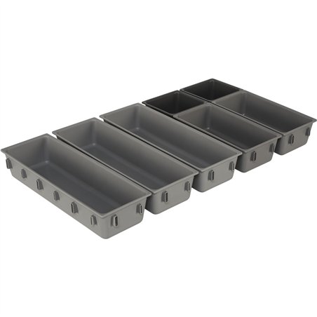 Joseph Joseph Blox grigio 7 pz. set organizer per cassetti