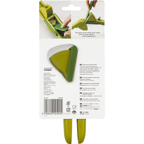 Joseph Joseph CleanForce schiaccia aglio verde