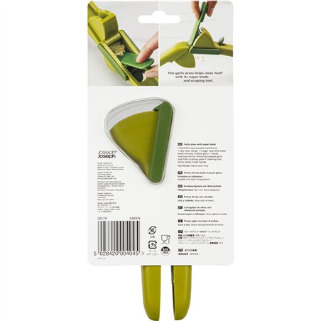 Joseph Joseph CleanForce schiaccia aglio verde