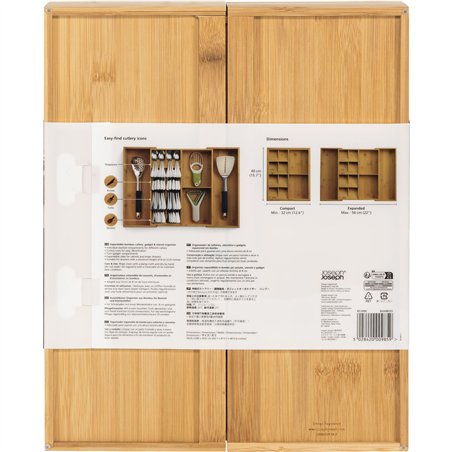 Joseph Joseph DrawerStore bambù organizer da cassetto, marrone