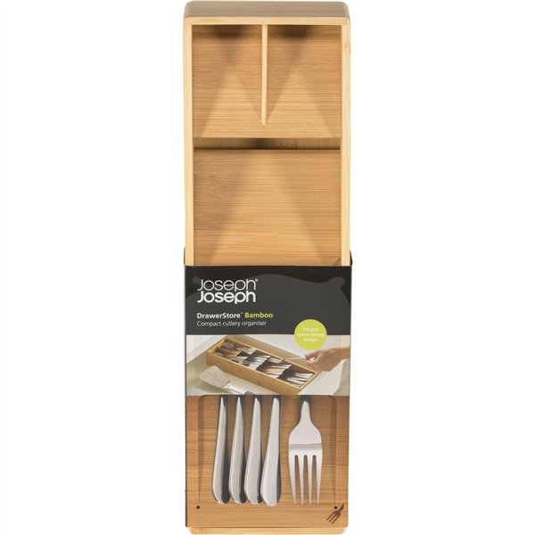 Joseph Joseph DrawerStore bambù organizer posate compatto