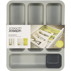 Joseph Joseph DrawerStore grigio portaposate espandibile