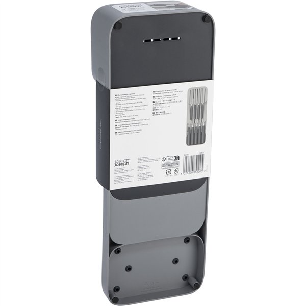 Joseph Joseph DrawerStore grigio portacoltelli compatto a livelli