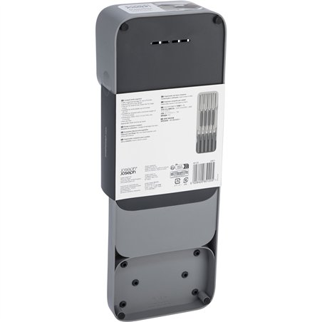 Joseph Joseph DrawerStore grigio portacoltelli compatto a livelli