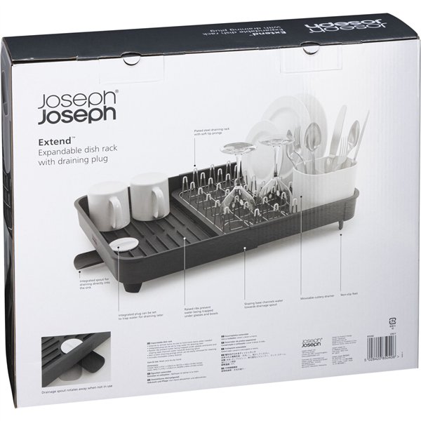 Joseph Joseph Extend grigio scolapiatti espandibile