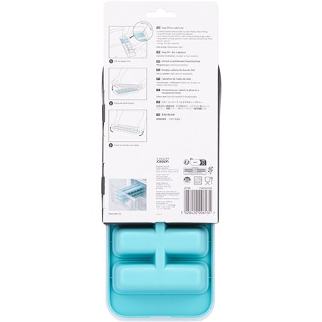 Joseph Joseph Flow Easy-fill vaschetta cubetti ghiaccio blu