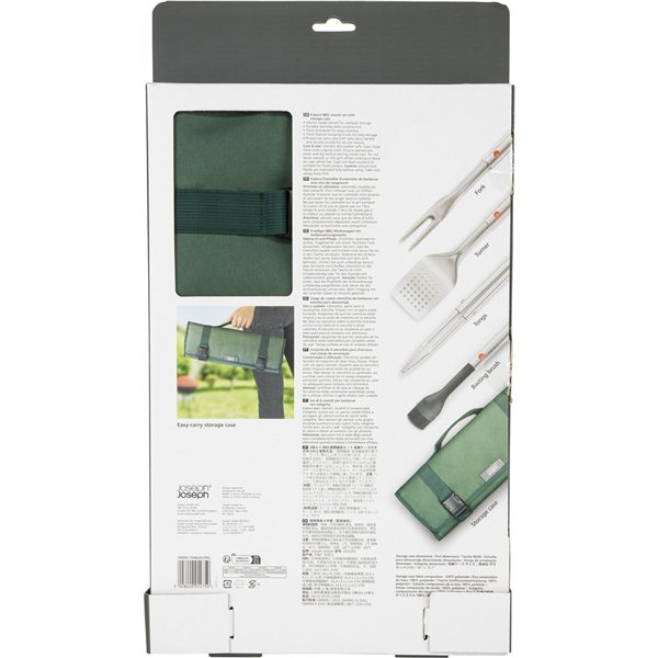 Joseph Joseph GrillOut set posate barbecue ritraib. 4pz