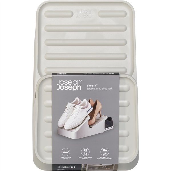 Joseph Joseph Shoe-In ecru scarpiera salva spazio