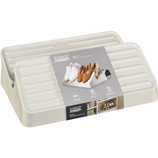 Joseph Joseph Shoe-In ecru scarpiera salvaspazio grande