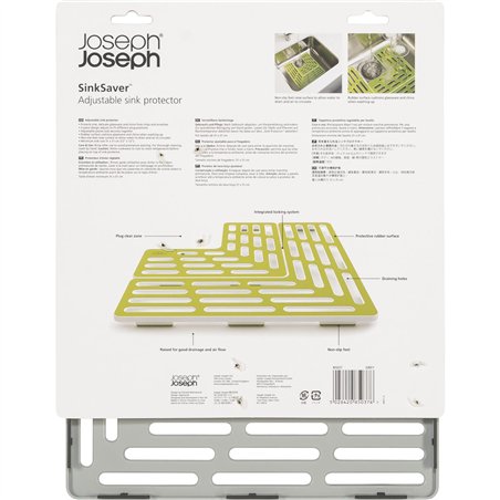 Joseph Joseph SinkSaver grigio tappetino p. lavello regolabile