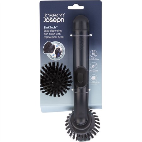 Joseph Joseph SinkTech spazzola con dispenser e testina ricambio