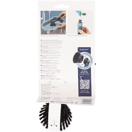 Joseph Joseph SinkTech spazzola con dispenser e testina ricambio