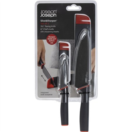 Joseph Joseph Slice&Sharpen 2pz. kit coltelli con affilalama