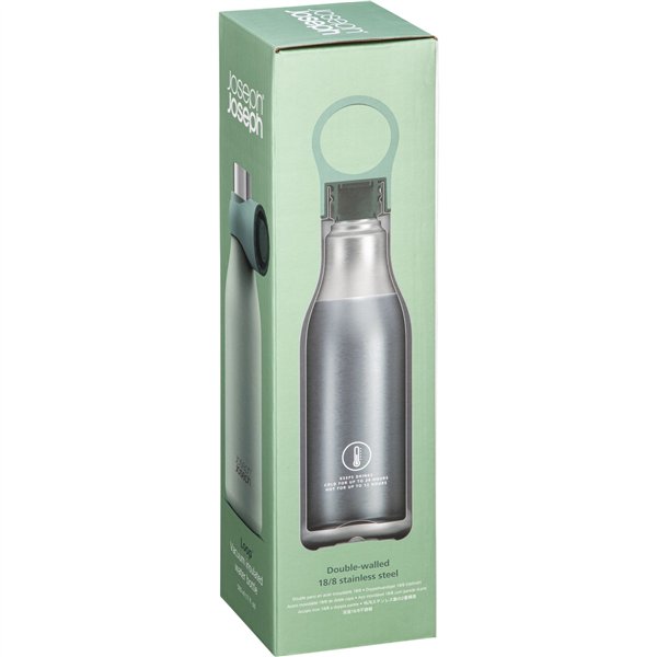 Joseph Joseph Loop 500 ml verde bottiglia isolata sottovuoto