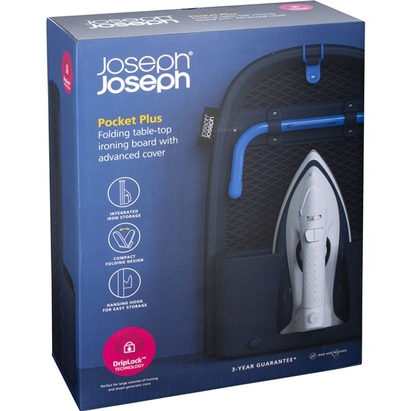 Joseph Joseph Pocket Plus asse stiro da tavolo piegh. blu