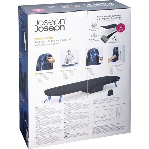 Joseph Joseph Pocket Plus asse stiro da tavolo piegh. blu
