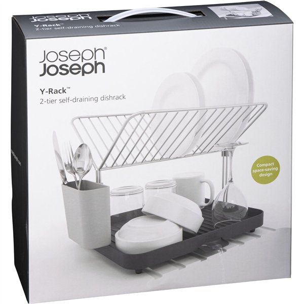 Joseph Joseph Y-Rack scolapiatti due livelli, grigio