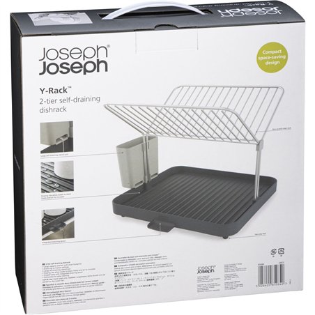 Joseph Joseph Y-Rack scolapiatti due livelli, grigio