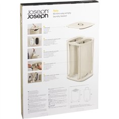 Joseph Joseph Tota ecru 60L cesto separatore biancheria 2