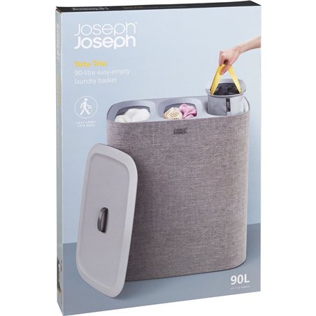 Joseph Joseph Tota Trio grig.90L cesto separatore biancheria