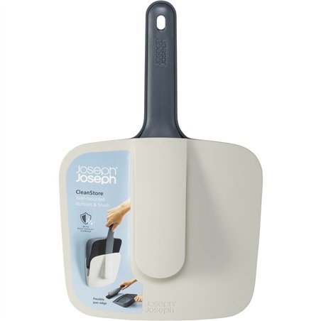 Joseph Joseph CleanStore Blue Wall-mounted Dustpan & Brush