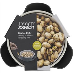 Joseph Joseph Double Dish ciotola da portata grigio