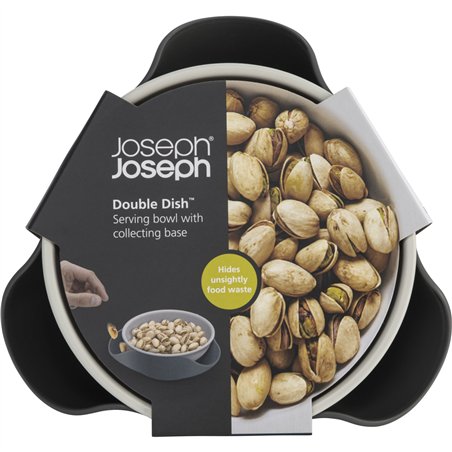 Joseph Joseph Double Dish ciotola da portata grigio