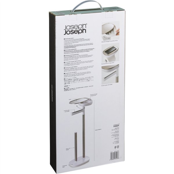Joseph Joseph EasyStore porta rotolo carta igienica inox